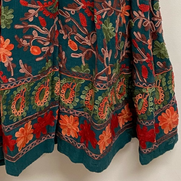 Anthropologie embroidered knee length dress - Picture 4 of 4